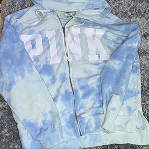 PINK | Everyday Lounge Perfect Zip-Up Sky Blue